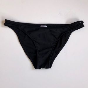 Mesh-Sided Bikini Bottoms